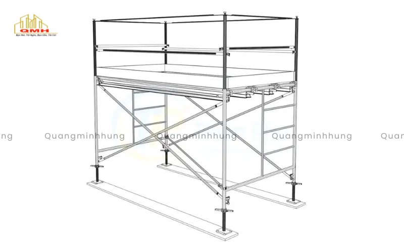 Hệ giàn giáo di động trong xây dựng