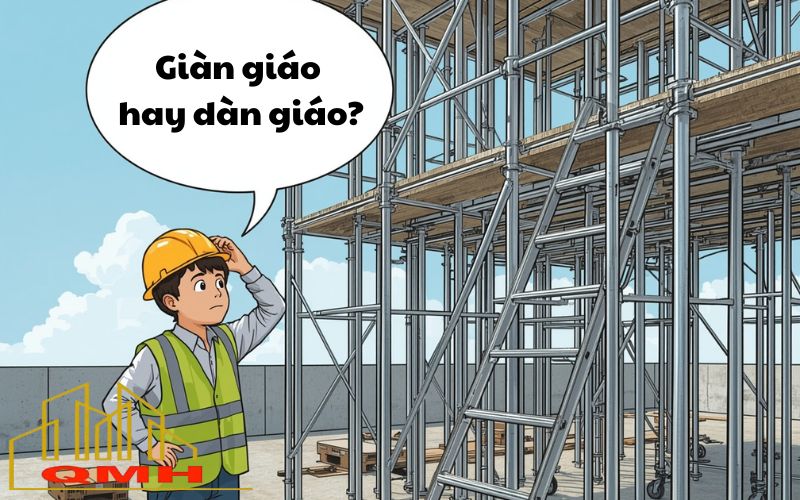Giàn giáo hay dàn giáo? viết sao cho đúng