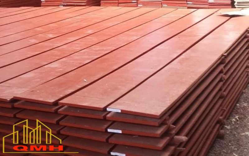 Kích thước ván coppha đỏ cho cột, dầm, đà