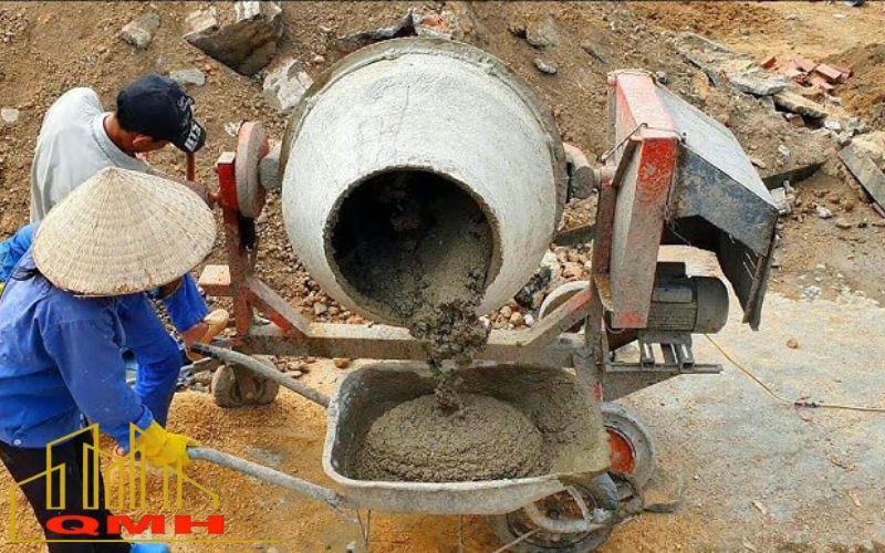Ứng dụng máy trộn bê tông 250L