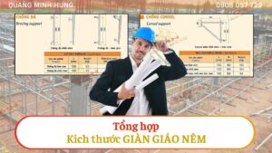 Kích thước giàn giáo nêm cực chi tiết