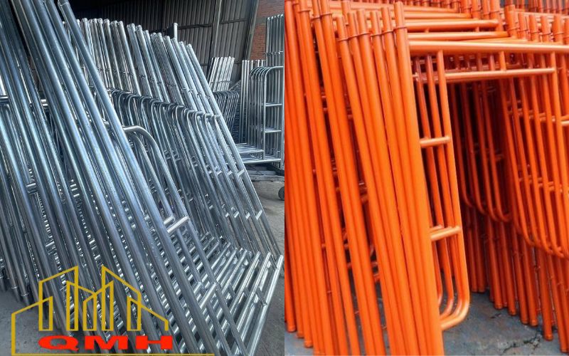 Giàn giáo xây dựng mạ kẽm và sơn dầu