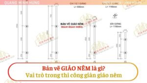 Bản vẽ giáo nêm là gì? Vai trò trong thi công giàn giáo nêm?