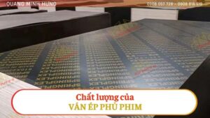 Chất Lượng Của Ván Ép Phủ Phim