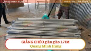 Giằng chéo giàn giáo 1.71 m - Quang Minh Hưng