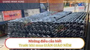 Những điều cần biết trước khi mua giàn giáo nêm