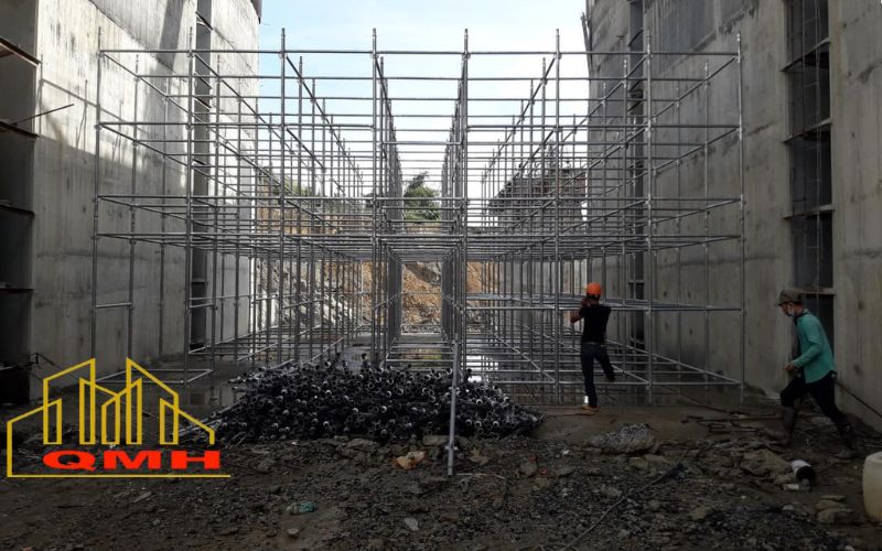 Giàn giáo nêm cung cấp cho thuỷ điện Đức Thành