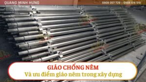 Giáo Chống Nêm Và Ưu Điểm Của Giáo Nêm Trong Xây Dựng