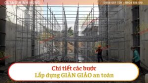 Chi tiết các bước lắp dựng giàn giáo an toàn