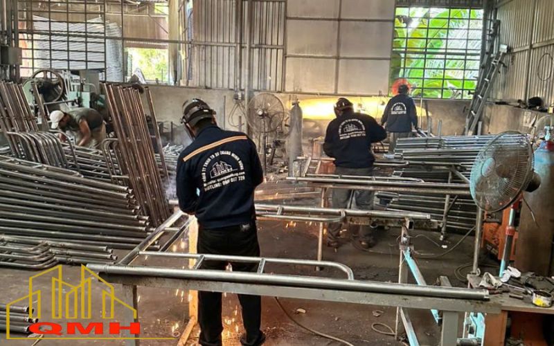 Quy trình sản xuất giàn giáo khung tại Quang Minh Hưng