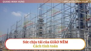 Sức chịu tải của giáo nêm? Cách tính toán