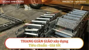Thang giàn giáo xây dựng tiêu chuẩn, giá tốt