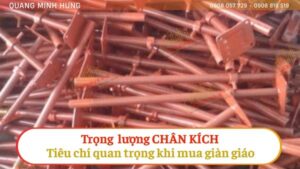 Trọng lượng chân kích: Tiêu chí quan trọng khi mua sắm