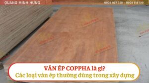 Ván ép coppha là gì? Các loại ván ép thường dùng trong xây dựng