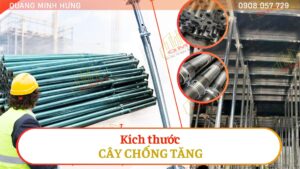 Kích thước cây chống tăng chuẩn