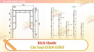 Kích thước giàn giáo xây dựng