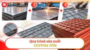 Quy trình sản xuất coppha tôn