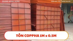 Tôn coppha 1mx0.5m