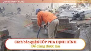 Bảo quản cốp pha định hình