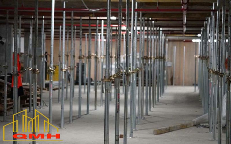 Giàn giáo và hệ chống tăng giúp thi công nhanh hơn