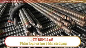 Ty ren là gì? Phân loại và cách chọn
