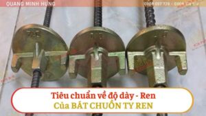 Độ dày và ren của bát chuồn ty ren