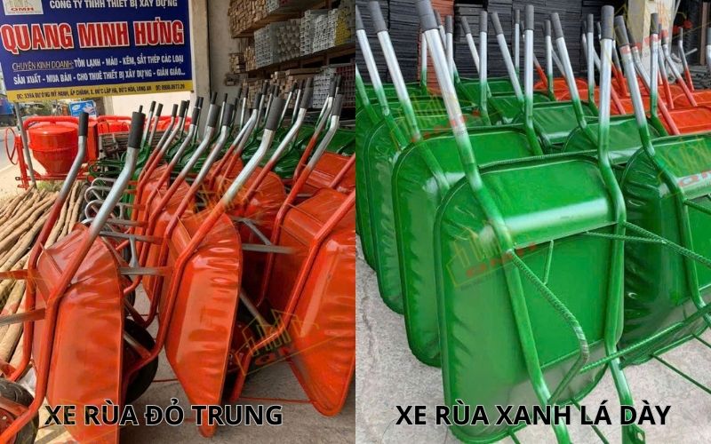 Độ dày thùng xe rùa xây dựng