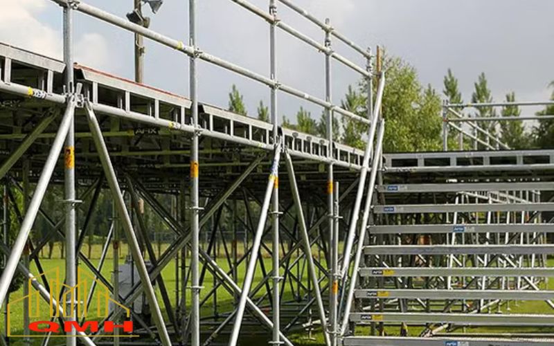 Giàn giáo đĩa được dùng phổ biến trong các sự kiện