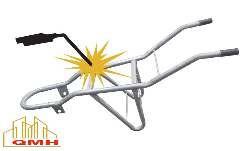 Hàn khung xe rùa bị gãy nứt