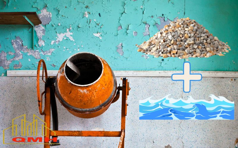 Vệ sinh máy trộn bằng vật liệu mài mòn