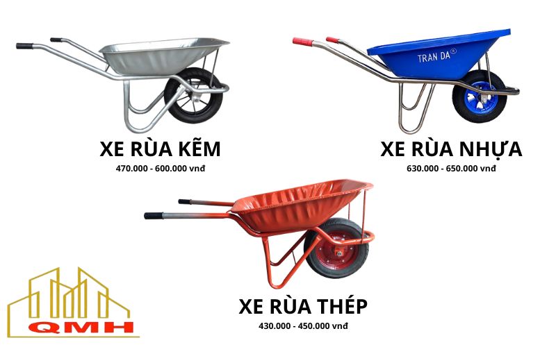 Báo giá xe rùa các loại