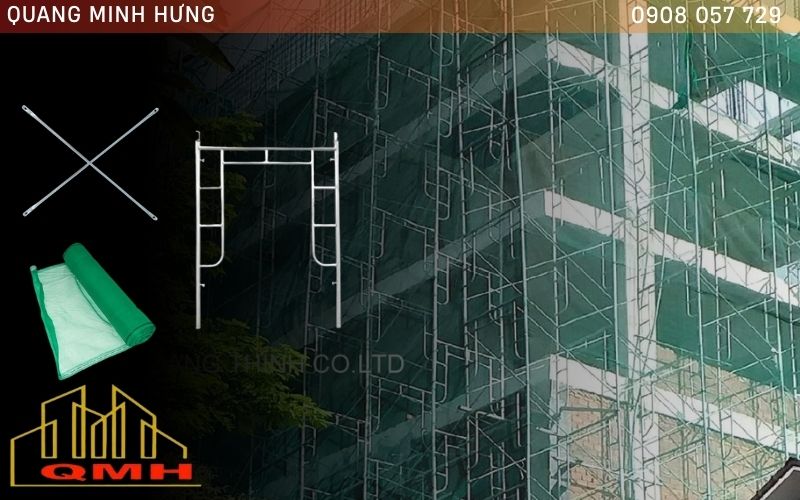 Cấu tạo cơ bản của giàn giáo khung bao che