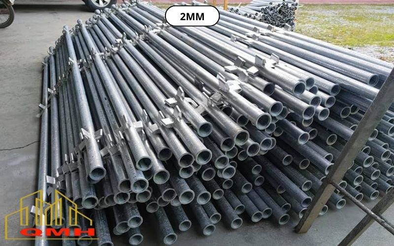 Độ dày cây chống nêm 2mm
