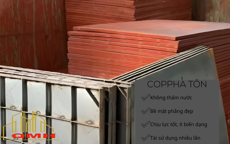 Coffa tôn lắp sàn chắc chắn