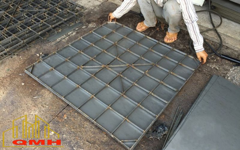 Hàn cố định thanh la coppha