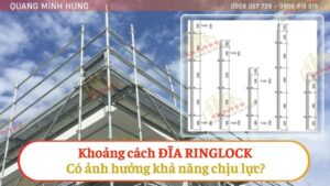 Khoảng cách đĩa ringlock ảnh hưởng chịu tải