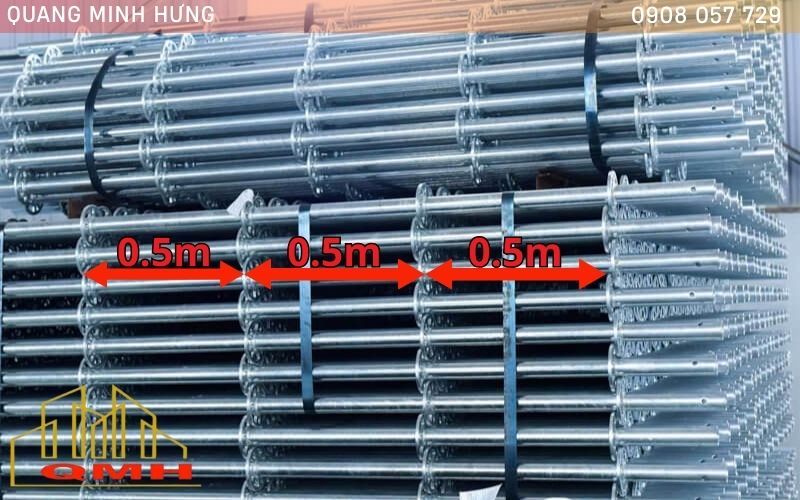 Khoảng cách đĩa ringlock tiêu chuẩn