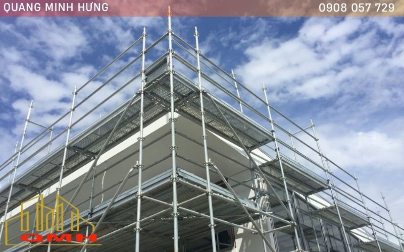 Khoảng cách đĩa ringlock ảnh hưởng độ ổn định giàn giáo