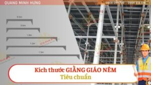 Kích thước giằng giáo nêm tiêu chuẩn
