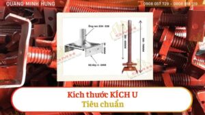 Kích thước kích U tiêu chuẩn