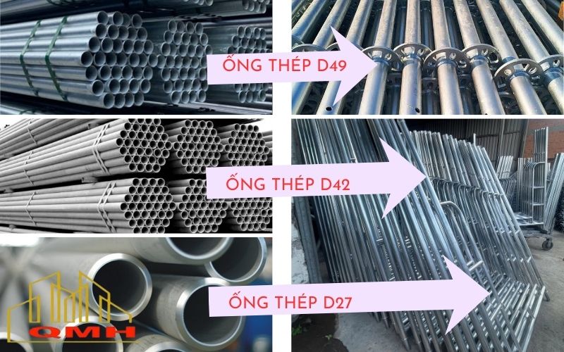 Ứng dụng ống thép trong sản xuất giàn giáo