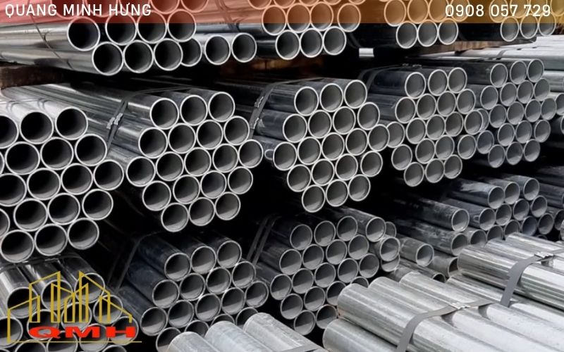 Quy cách ống thép mạ kẽm