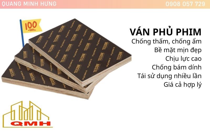 Ưu điểm ván phủ phim