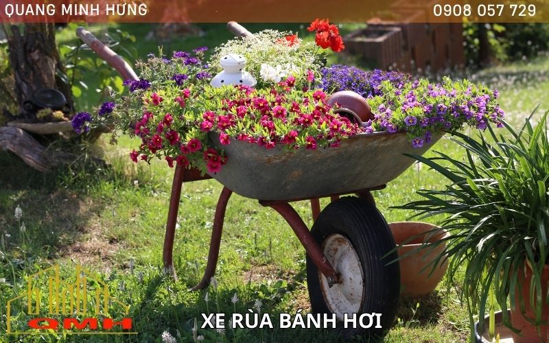 Xe rùa bánh hơi có khả năng đàn hồi