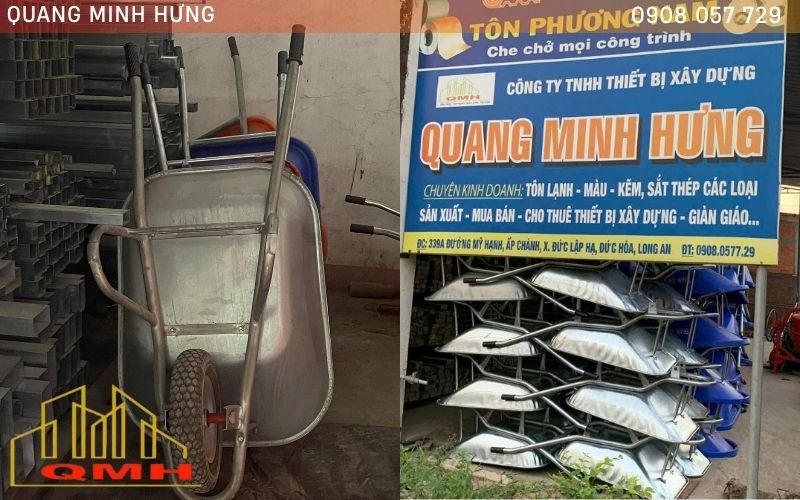 Xe rùa thùng kẽm Quang Minh Hưng