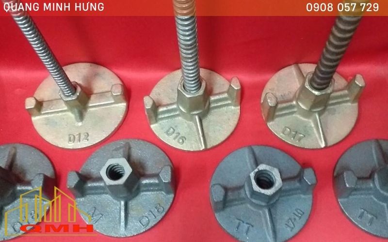 Các loại ty ren tán chuồn phổ biến