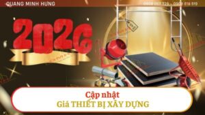 Cập nhật giá thiết bị xây dựng 2026