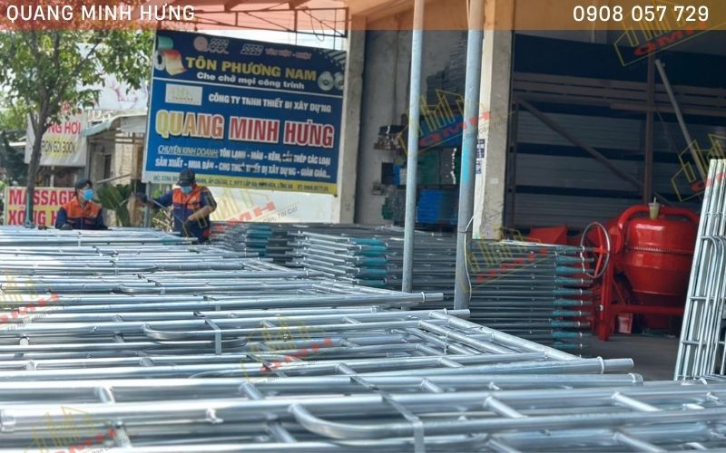Giàn giáo khung Quang Minh Hưng chất lượng