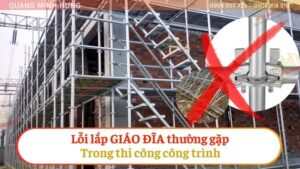Lỗi lắp giáo đĩa thường gặp