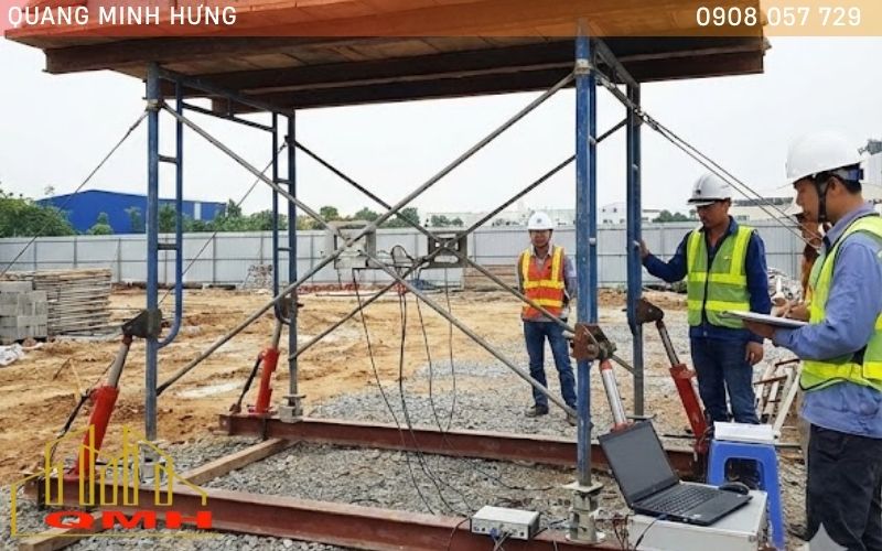 Thử tải trọng giàn giáo khung